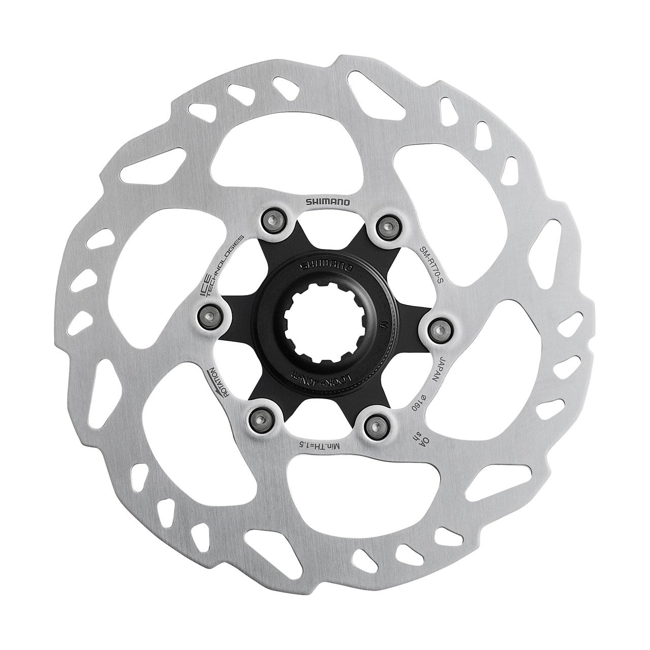 Disco Freno Shimano SM-RT70 160mm Center Lock Ice Technologies 6 Tornillos