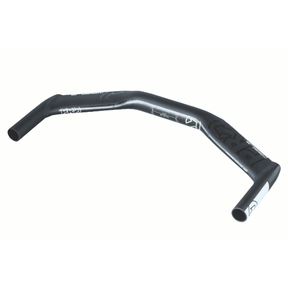 Manillar Triatlón PRO Base Missile Aluminio Negro