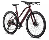Sähköpyörät Orbea Vibe Mid H10 2024 Metallic Burgundy Red Gloss