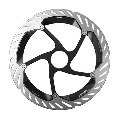 Disco Freno Shimano RT-CL900 Center Lock Ice Technologies Freeza Anillo Cierre Externo Plata/Negro