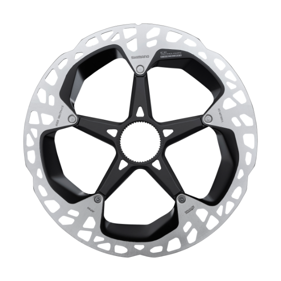 Disco Freno Shimano RT-MT900 Center Lock Ice Technologies Freeza Plata/Negro