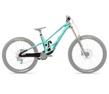 Pyörän runko Orbea Frame Rallon 450 DH 2026 Aloha Green/Fantasy Purple Carbon View Gloss