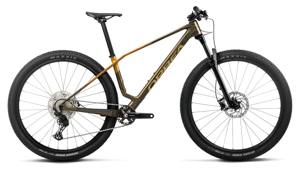 Orbea Alma M50 2027 Caramel Carbon View/Leo Orange Gloss
