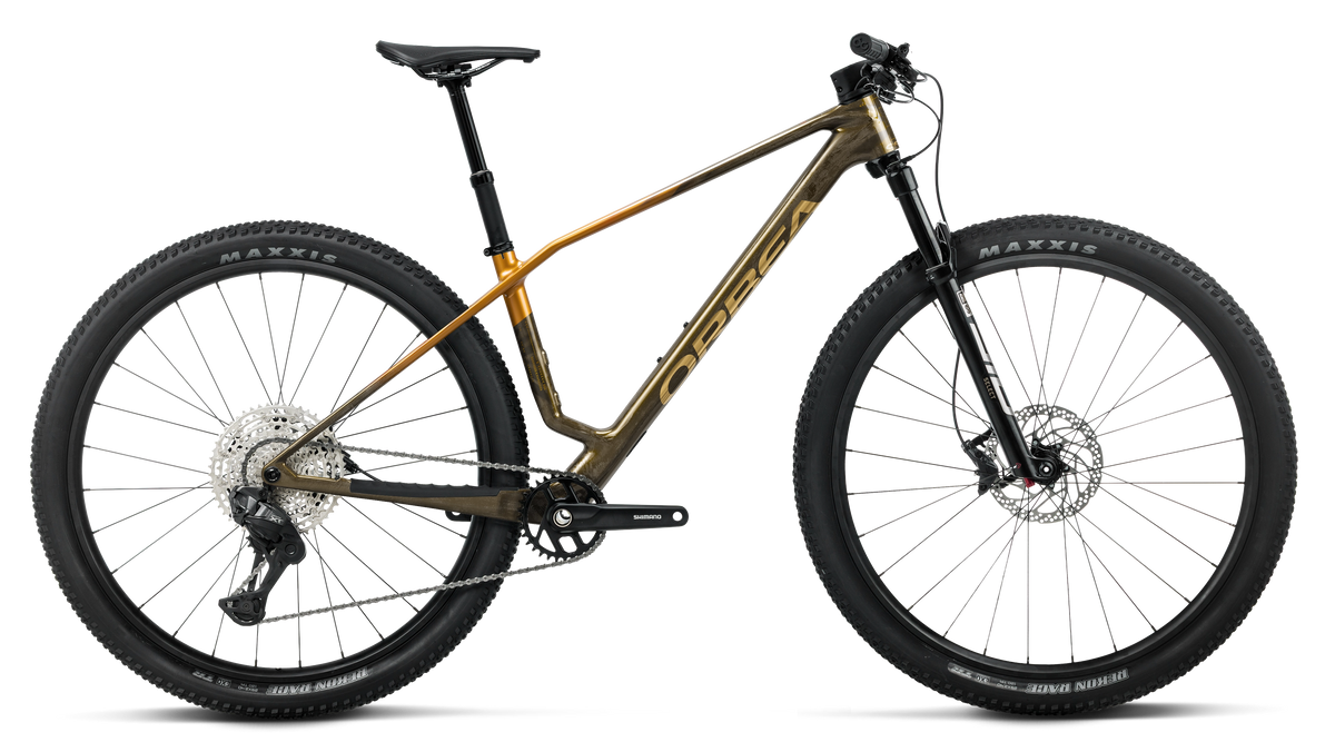 Orbea Alma M20 2027 Caramel Carbon View/Leo Orange Gloss