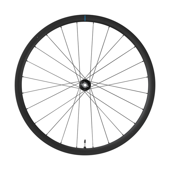Rueda Delantera Shimano WH-RX880-TL-F12-700C Freno Disco Center Lock Negro