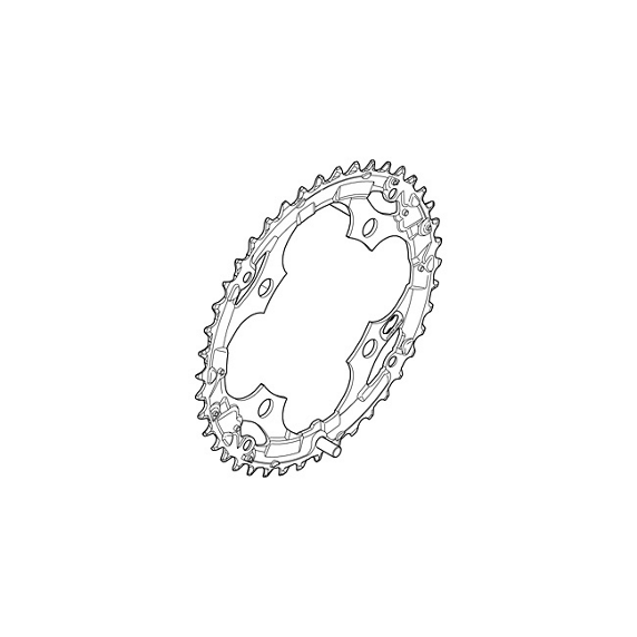 Plato Shimano Deore FC-MT300 Negro