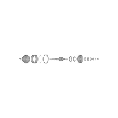 Conjunto Interno Shimano SG-C6001-8D 187mm Plata #2