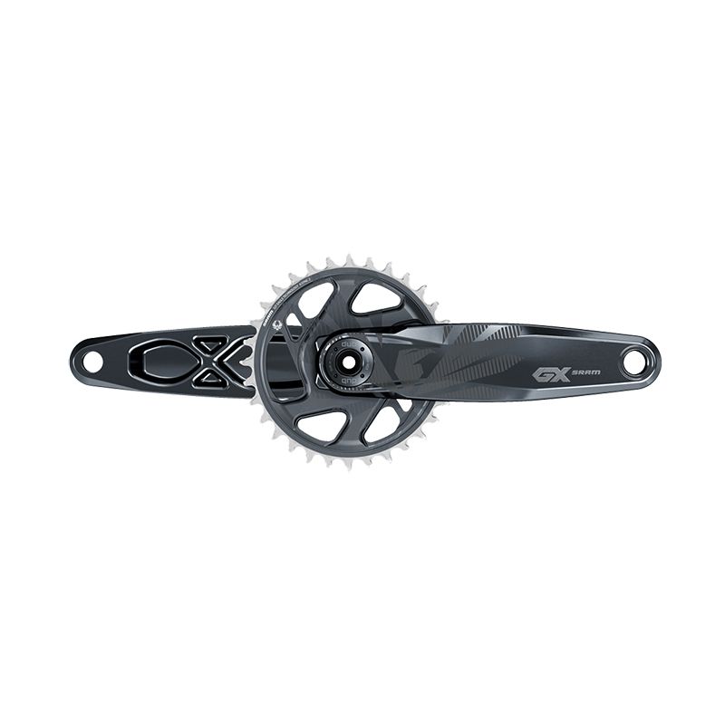 Juego Bielas/Plato Sram GX Eagle X-Sync2 Fatbike 5" Dub DM 30d 12v Aluminio Sin Cazoletas 175mm Gris Lunar