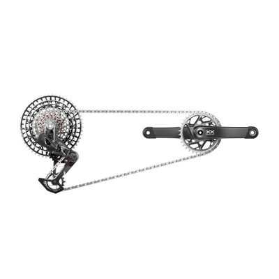 Grupo Electrónico Sram XX SL T-Type Eagle AXS DUB POD DM 170mm 34d 1x12v Negro