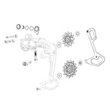 Sram Red AXS E1 28/36t Kiinnitysruuvipaketti Black