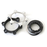 XLC BR-X62 Center Lock 6-Bolt Rotor Adapteri Musta/Hopea