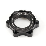 XLC BR-X83 Center Lock 6-Bolt Rotor Thru Axle Adapteri Musta