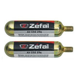 Blister 2 Zefal CO2 25g Ruuvikierteiset Patruunat