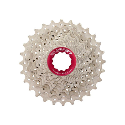 Casete Sunrace Aluminio Metal Rojo 10v Rojo