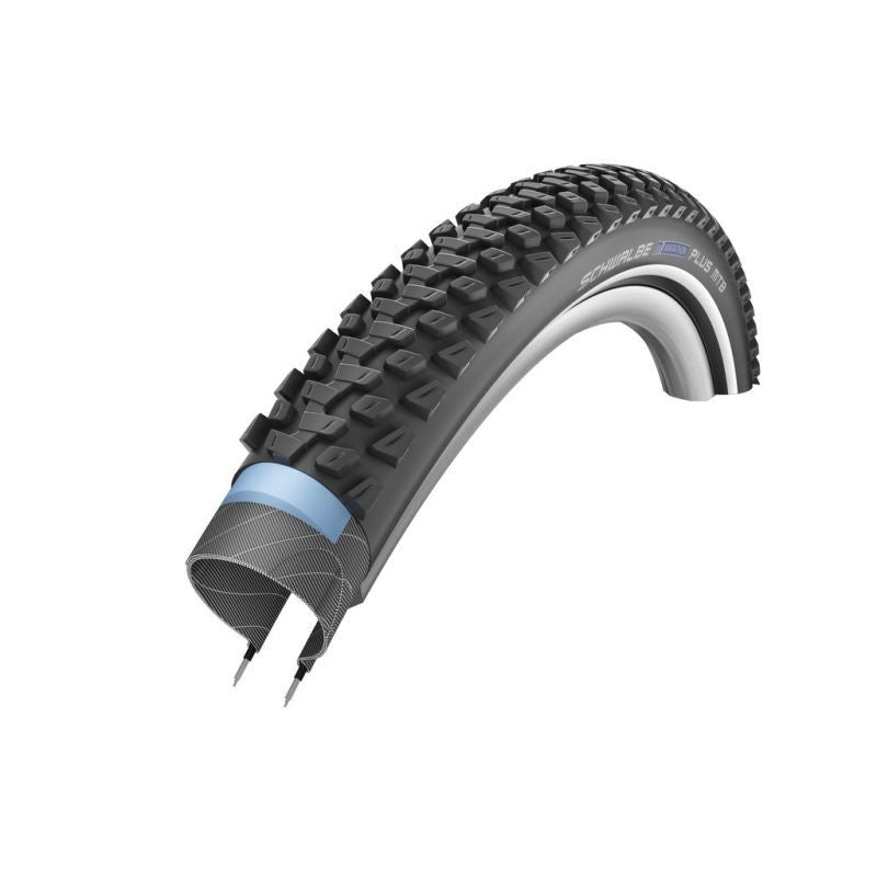 Cubierta Schwalbe Marathon Plus MTB HS468 SmartGuard Addix Rígida Negro Reflectante