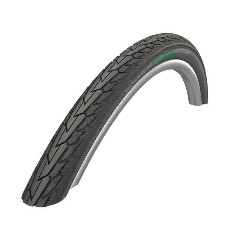 Cubierta Schwalbe Road Cruiser K-Guard Green Compound HS484 TwinSkin Rigida Negro