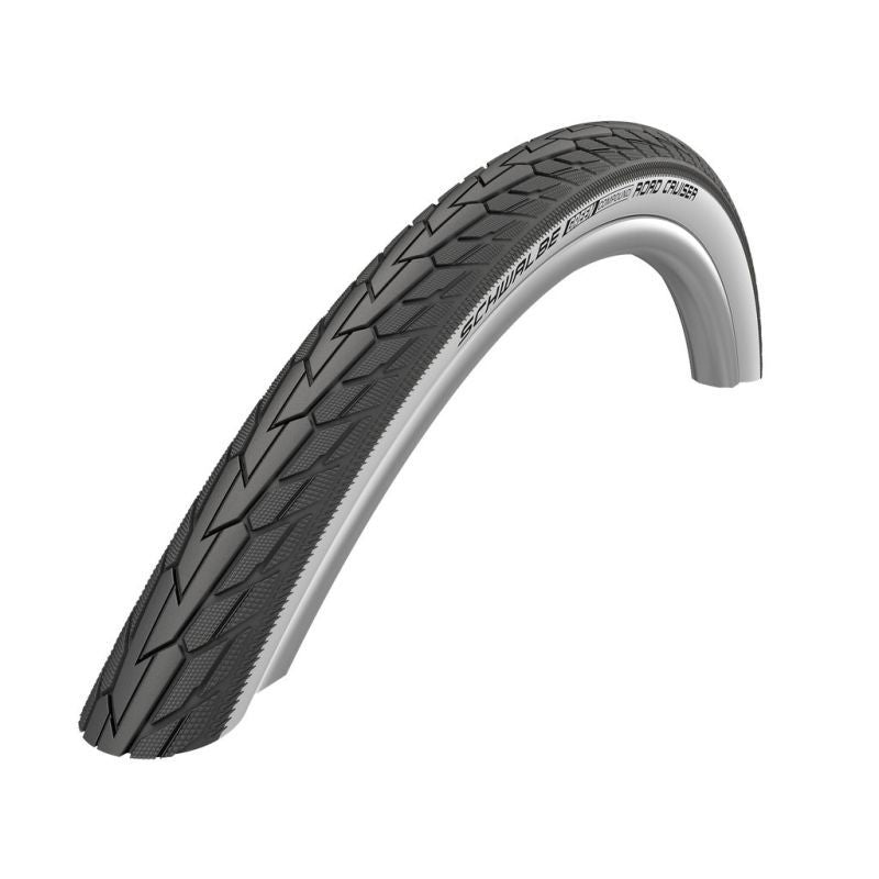 Cubierta Schwalbe Road Cruiser 20x1.75 K-Guard Green Compound HS484 Twinskin Rigida Negro/Blanco