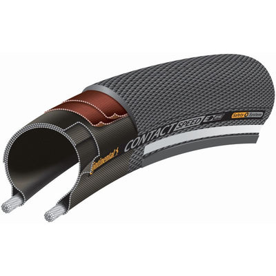 Cubierta Continental Contact Speed 700x32C Reflectante Negro