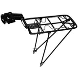 Takateline Pletscher Quick Rack 28 Black pitkillä kiinnikkeillä