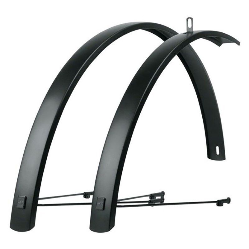 Pack Guardabarros Delantero/Trasero SKS Edge Trekking Aluminio Negro
