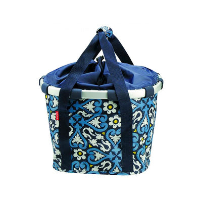 Bolsa Manillar Klickfix Floral 1 15L 35x28x26cm Azul