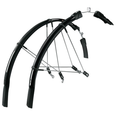 Pack Guardabarros Delantero/Trasero SKS Raceblade Largo 25mm Negro