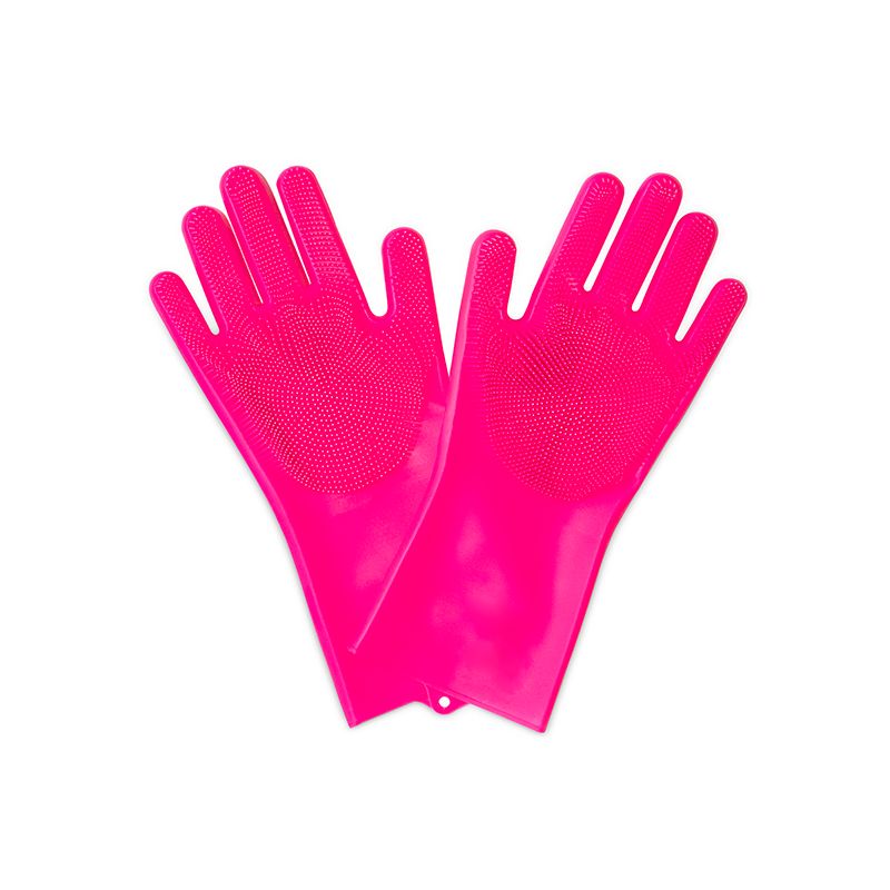 Muc-Off Guantes Taller Deep Scrubber Rosa