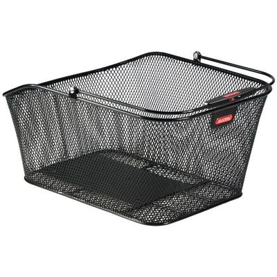 Cesta Trasera Klickfix City 2 Malla Estrecha 40x20x30cm Negro