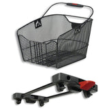 Klickfix CityMax Racktime Takateline Adapterilevy Mukana Kapea Verkko 23x22.5x36cm Musta