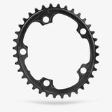 Absolute Black Oval 110 BCD 5 Arms 2x9-11s Alumiini Musta