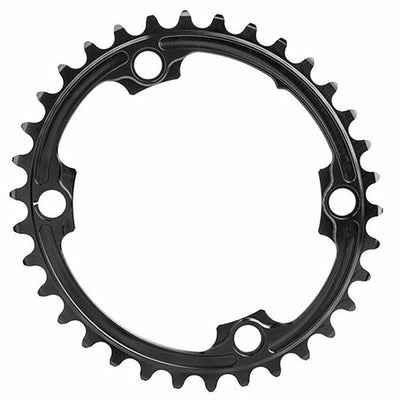 Plato Absolute Black 110 Bcd 4 Brazos Asimétrico Shimano 2x9-11v Aluminio Negro