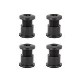Absolute Black Long Chainring Bolts Aluminum Black