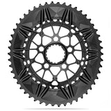 Absolute Black Chainset Oval Direct Mount Cannondale Hollowgram 2x11s Alumiini Musta