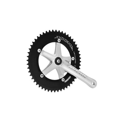 Juego Bielas/Plato Miche Pista Advanced 144 Bcd 52d Acero 175mm Negro