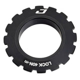 Jagwire Center Lock Jarrulevyn Ulkoinen Lukitusrengas 9/12mm Akselit Alumiini Musta