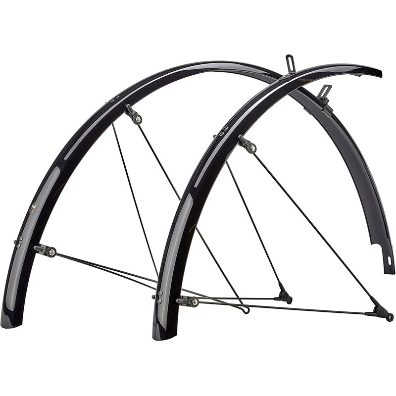 Juego Guardabarros SKS Bluemels 28 45mm Negro Brillo