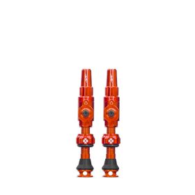 Juego Valvulas Tubeless Muc-Off Big Bore Lite 35mm Naranja