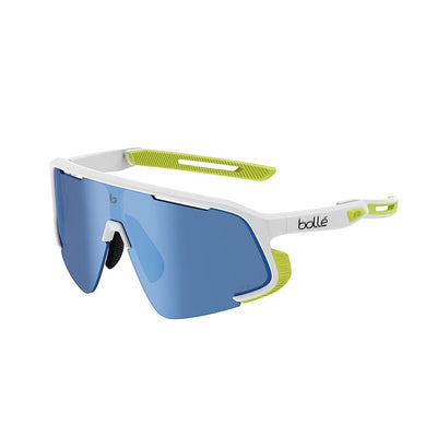 Gafas Sol Bolle Windchaser Blanco Mate Amarillo Fluo Lente Volt+ Offshore Polarizado