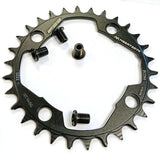 Fsa Powerbox Megatooth 96 BCD 4-Bolt Shimano 1x12s musta