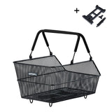 Basil Cento Rear Basket MIK Plate 24x39x13.5cm Steel Black