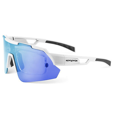 Gafas Sol Kayak 3001 Montura Blanca/Lente Azul