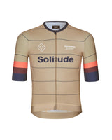 Pas Normal Studios Solitude Late Drop Short Sleeve Jersey Miehet Beige