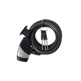 Kaapelilukko OXC KeyCoil12 12x1500mm Black