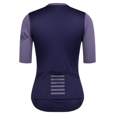 Pro Team Maillot Entrenamiento Rapha Mujer Dusted Dusted Lilac/Navy Purple #2